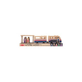 Melissa & Doug 'Whittle World' Wooden Train & Platform Toy Blue One Size