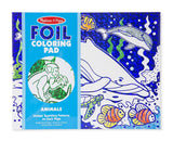 Melissa and Doug Foil Coloring Pad Animals Toy