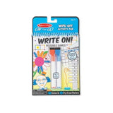 Melissa & Doug Write On! Reusable Games Wipe-Off Dry-Erase Travel Activity Pad