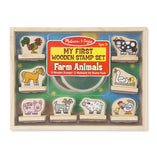 Melissa & Doug My First Wooden Stamp Set - Vehicles