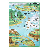 Melissa & Doug Jumbo Habitats Activity Rug, 58 x 79"