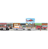 Melissa And Doug Rescue Vehicles 4-In-1 Jumbo Linking Floor Puzzle 96pc