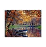 Melissa & Doug Mirror Pond Autumn Boat Cardboard Jigsaw Puzzle (500 pcs, 1.5 x 2 feet)