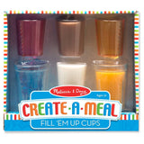 Melissa & Doug Create-A-Meal Fill 'Em Up Cups