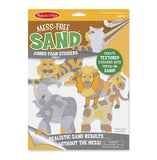 Melissa & Doug Mess-Free Sand Jumbo Foam Stickers, Jungle