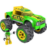 Bundle of 2 |Mega Hot Wheels Monster Truck Building Sets (Gunkster & V8 Bomber)