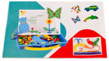 Viahart Creative Mosaic Pegboard Mushroom Nails Jigsaw Puzzle Game For Kids Kindergarten Educational Toys
