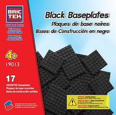 Brictek Baseplates 17 assorted - black 19013