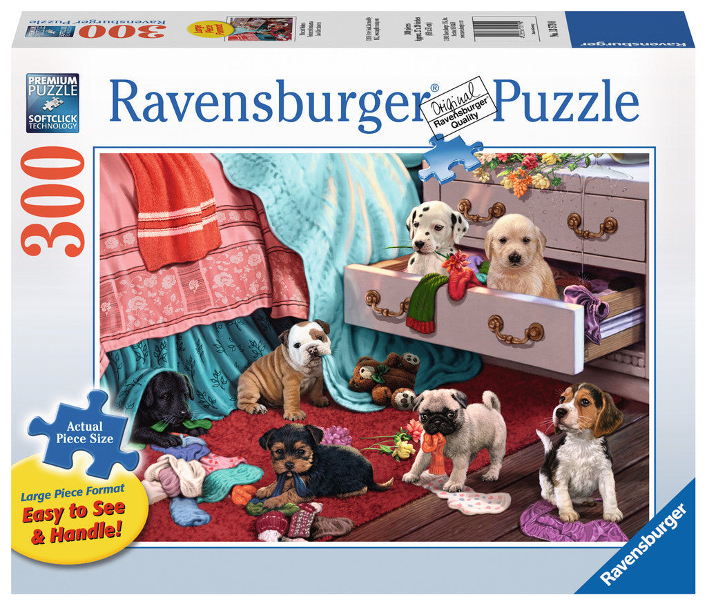 Ravensburger Adult Puzzles 300 pc Large Format Puzzles - Mischief Makers 13579