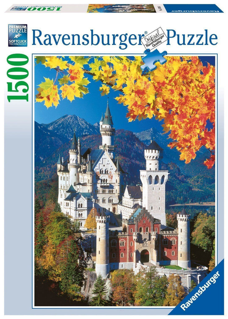 Ravensburger Adult Puzzles 1500 pc Puzzles - Neuschwanstein in Autumn 16386