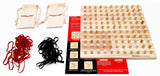 Viahart Rubber Road Rubber Band Wooden Board Game And Pegboard