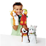 Melissa & Doug Playful Pets Hand Puppets (Set of 4)
