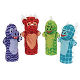 Melissa & Doug Dinosaur Friends Hand Puppets (Set of 4)