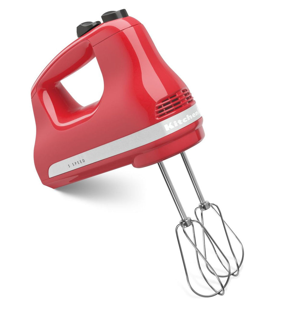 Kitchenaid 5-Speed Slide Control Ultra Power Hand Mixer - Watermelon KHM512WM