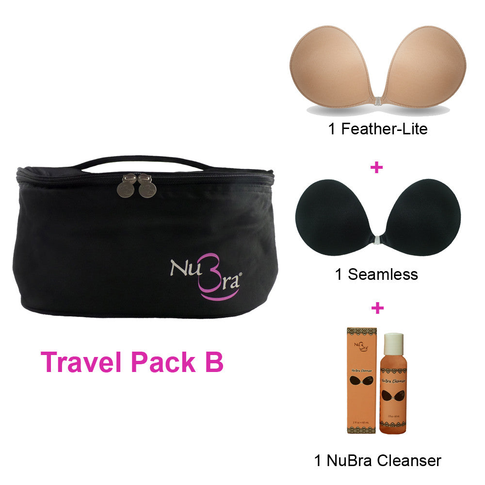 NuBra Travel Pack B (Feather-Lite + Seamless) TPB