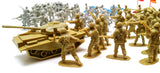 Viahart 140+ Action Figures Army Men Toy Soldier Play Set With Tanks, Planes, Flags & More!