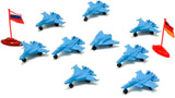 Viahart 140+ Action Figures Army Men Toy Soldier Play Set With Tanks, Planes, Flags & More!