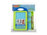 Melissa & Doug Adventure Design Activity Kit: 9 Double-Sided Plates, 4 Colored Pencils, Crayon