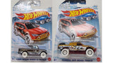 Bundle of 2| Hot Wheels 1:64 Scale Winter 2022 Xmas Series - Land Rover Series III Pickup + Toyota Off-Road Truck