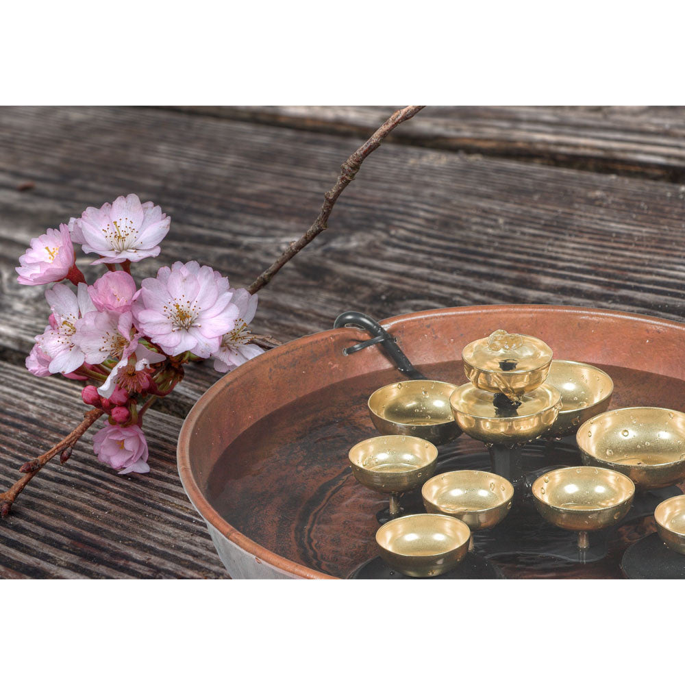 Woodstock Water Bell Fountain - Copper Bowl WWBF2