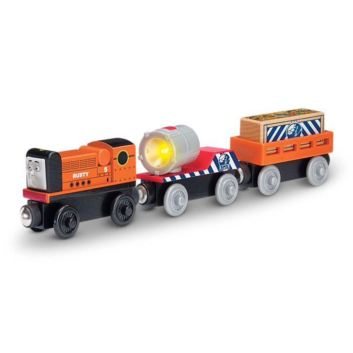 Fisher Price Thomas the Tank Engine to the wooden rail series Rusty rescue Y5017