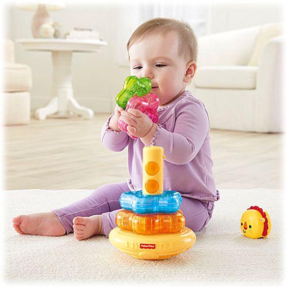 Fisher Price Light-Up Lion Stacker Y6980