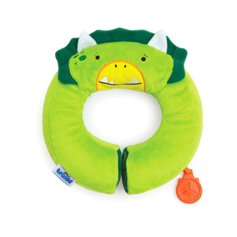Trunki Yondi Travel Pillow - Dino Green - Dudley