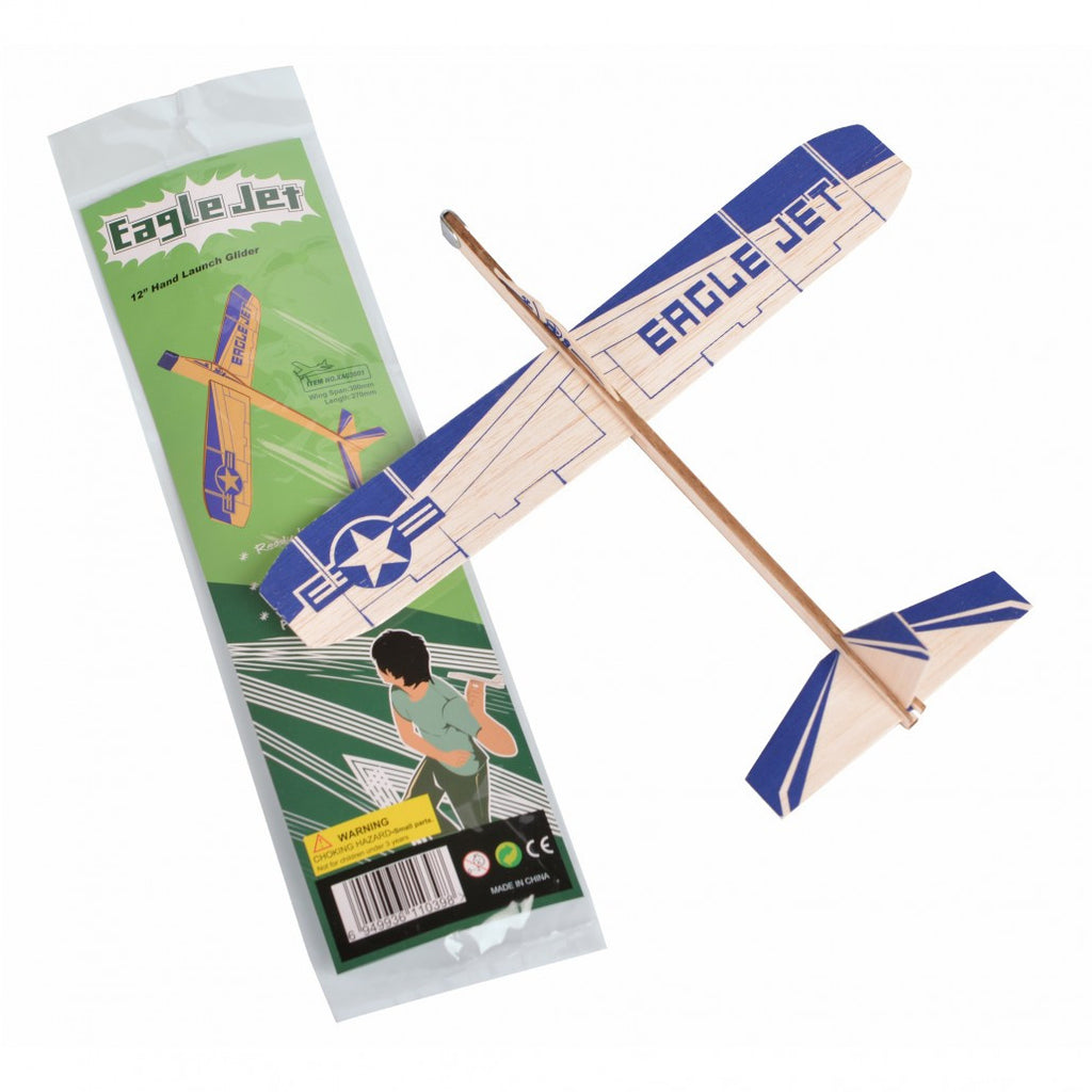 Be Amazing Cadnet (12 " Balsa Hand Launch) Sky Blue Flight Z001