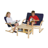 Nordic Rocker Reading Area-Color:Blue