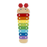 Melissa & Doug Caterpillar Xylophone Musical Toy With Wooden Mallets