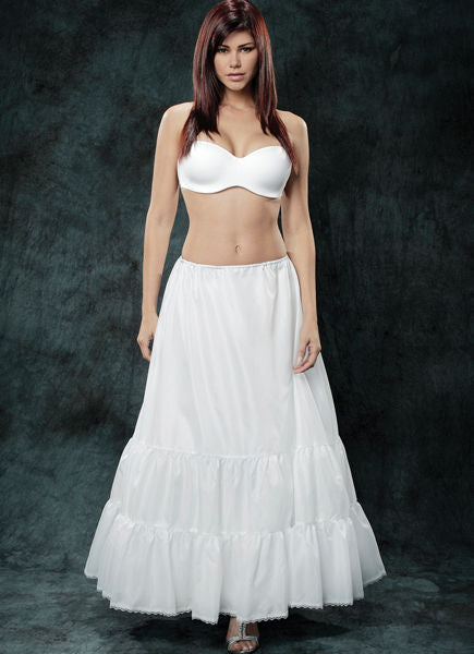 Double Ruffle Drawstring Petticoat Style 80 or 1412D