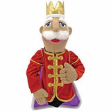 Melissa & Doug King Puppet With Detachable Wooden Rod for Animated Gestures