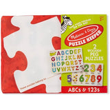 Melissa & Doug ABC & 123 Puzzle Keeper