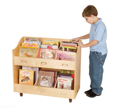 Guidecraft Classroom Furniture - Mobile Book Organizer G6470