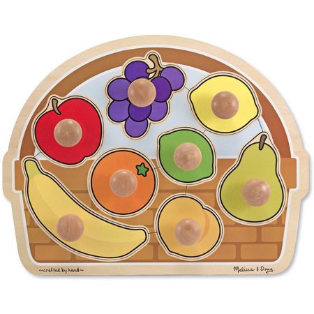 Melissa & Doug Fruit Basket - Large Jumbo Knob