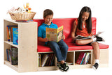 Guidecraft Classroom Furniture - Modular Library Storage w/Seat G6475