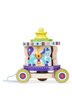 Melissa & Doug FIRST PLAY Wooden Spinning Carousel Pull Toy With Removable Play Pieces