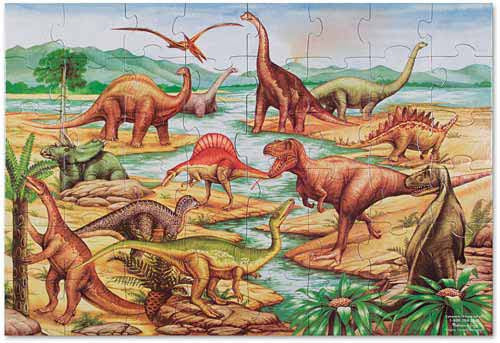 Melissa & Doug Dinosaurs Floor (48 pc) 421