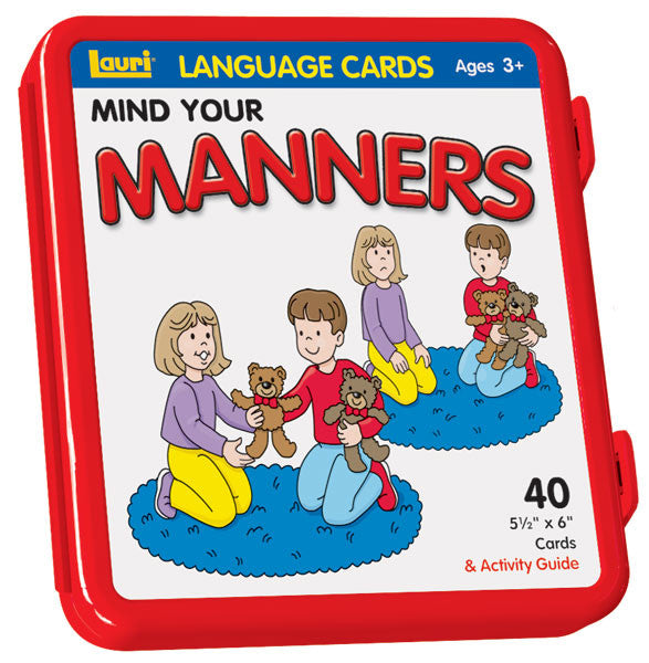 Lauri® Educational Mind Your Manners Language Cards 975