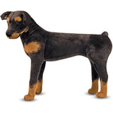 Melissa & Doug Giant Rottweiler - Lifelike Dog Stuffed Animal (2 feet tall)