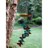 Woodstock Butterfly Spiral Windchime