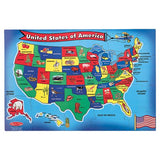Melissa and Doug Toy, U.s.a. Map Floor (51 pc)