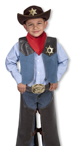 Melissa & Doug Cowboy Role Play Costume Set 4273