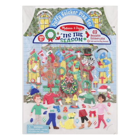 Melissa & Doug 'Tis the Season Reusable Stickers Plus, 1.0 CT