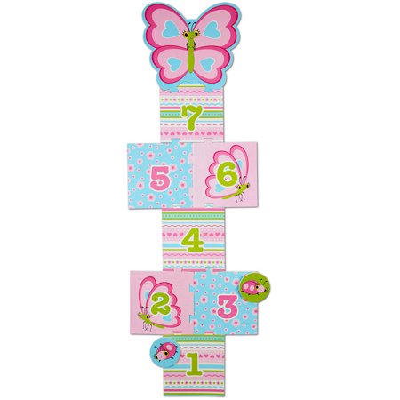 Melissa & Doug Sunny Patch Cutie Pie Butterfly Hopscotch Action Game - 8 Foam Pads