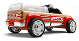 Originals - T900 Rescue Truck Black/Red/Chrome AZ003 by Automoblox