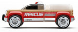Originals - T900 Rescue Truck Black/Red/Chrome AZ003 by Automoblox