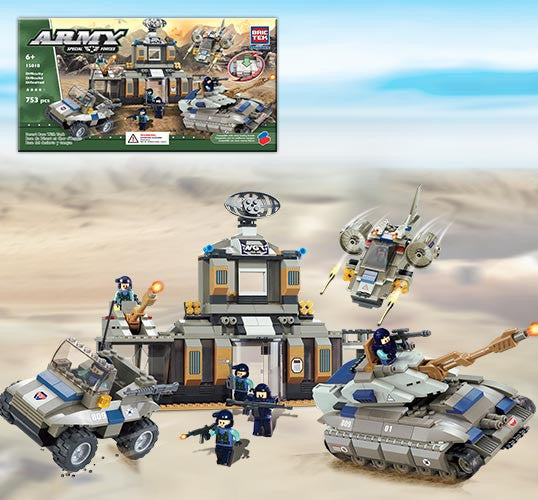 Brictek Desert Base With Tank 15018