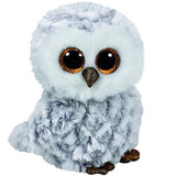 Ty Owlette the Grey Gray and White Owl Beanie Boos Stuffed Animal Plush Toy