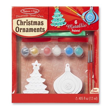 Melissa & Doug Decorate-Your-Own Christmas Ornaments - 2-Pack